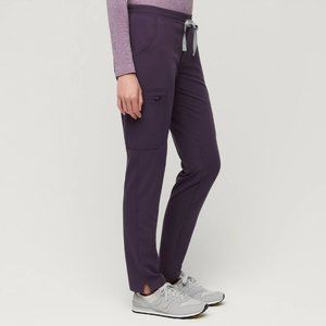 Purple Shadow Yola - Petite Skinny Scrub Pants Medium